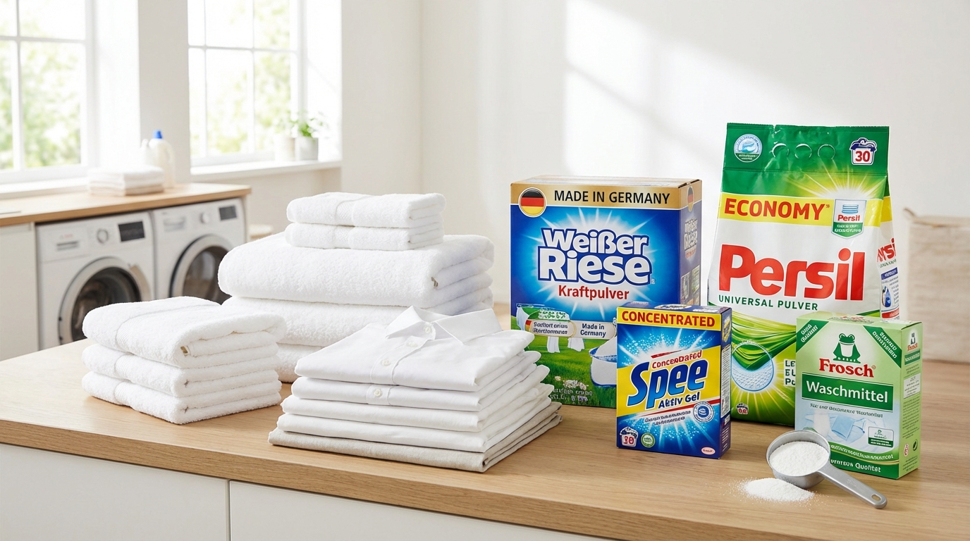 Oryginalne niemieckie proszki do prania – dlaczego są bezkonkurencyjne?
