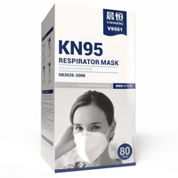 Maska ochronna KN95 GB2626-2006 - 80 sztuk