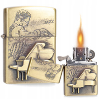 ZAPALNICZKA BENZYNOWA KNOT GRAWEROWANA INSTRUMENTY