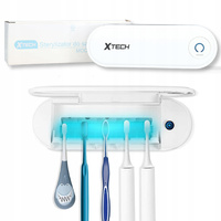 STERYLIZATOR DO SZCZOTECZEK UV LCD UCHWYT WIESZAK