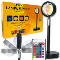 Lampka Projekcyjna Sunset Wschód Zachód Słońca RGB USB z Pilotem