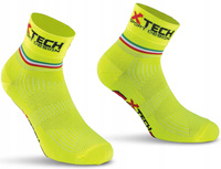 Skarpety sportowe bieganie rower Ciclo Pro (neonowo żółte)